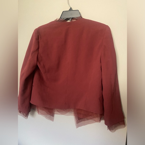 Love 21 (forever 21) red/burgundy blazer - Picture 2 of 2